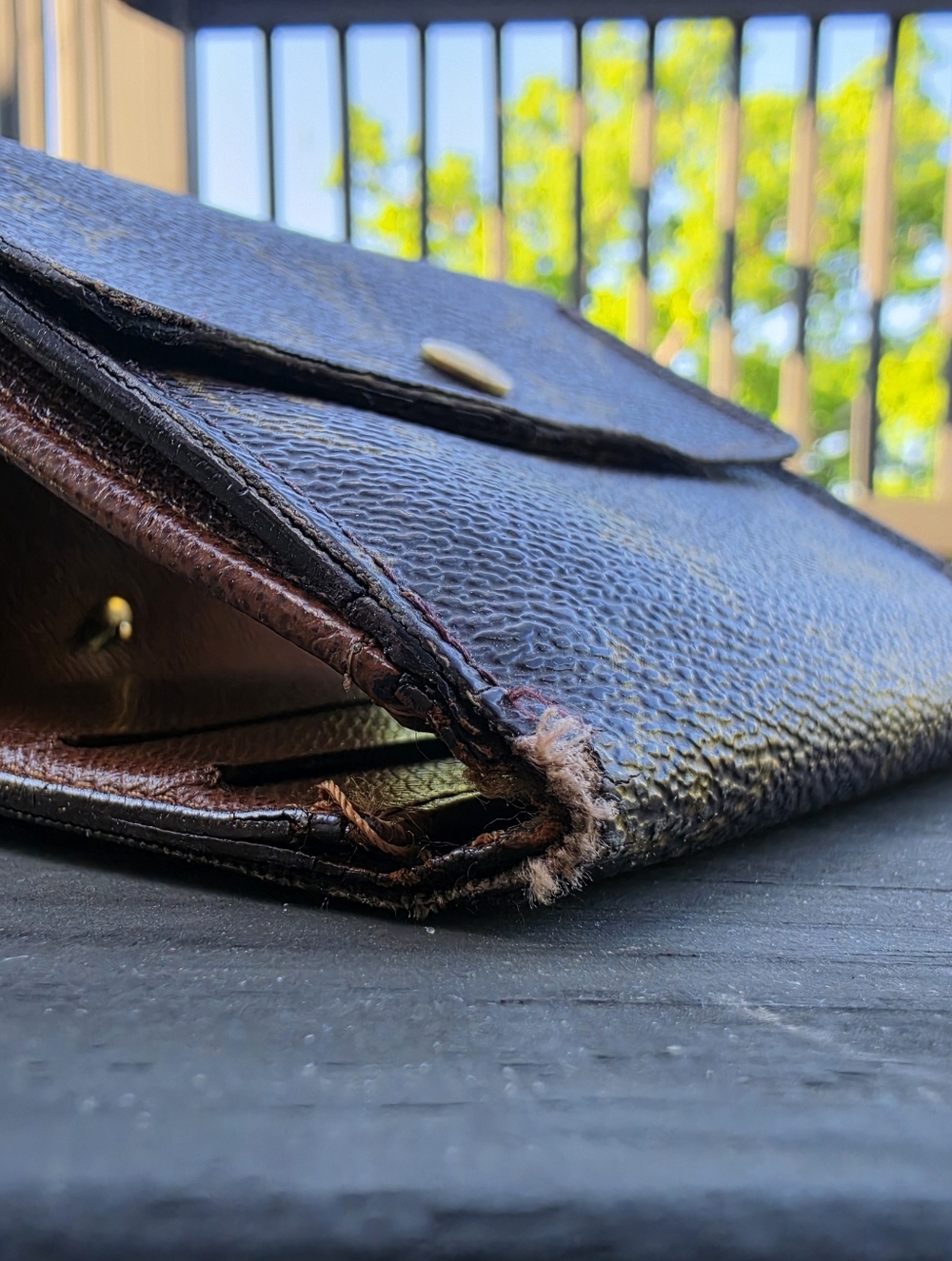 Louis Vuitton Elise Monogram Compact Wallet in Brown/Gold - Picture 8 of 9